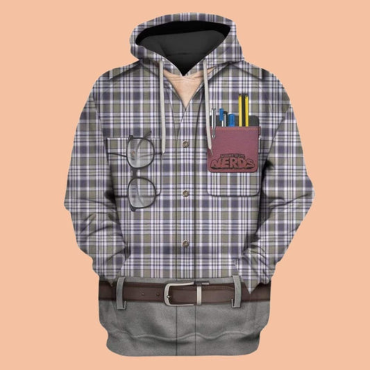 2025 Halloween The Day the Earth Stood Still Nerd Costume Hoodie