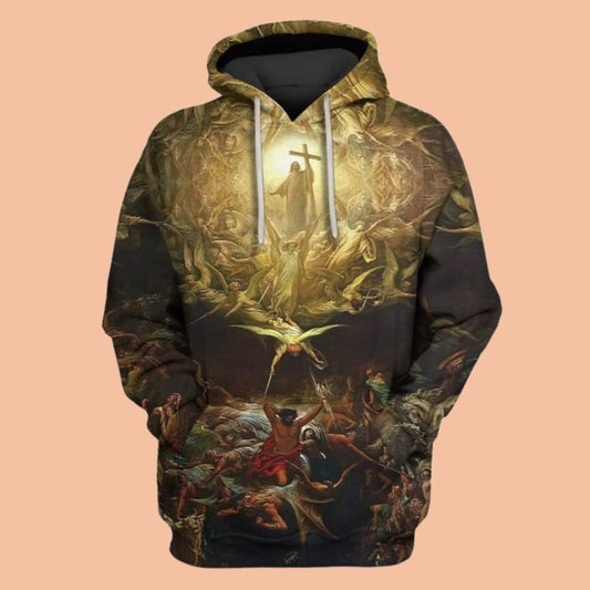 2025 Halloween The Triumph Of Christianity Costume Hoodie
