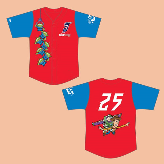 2025 Jacksonville Jumbo Shrimp Toy Story Night Jersey Giveaway