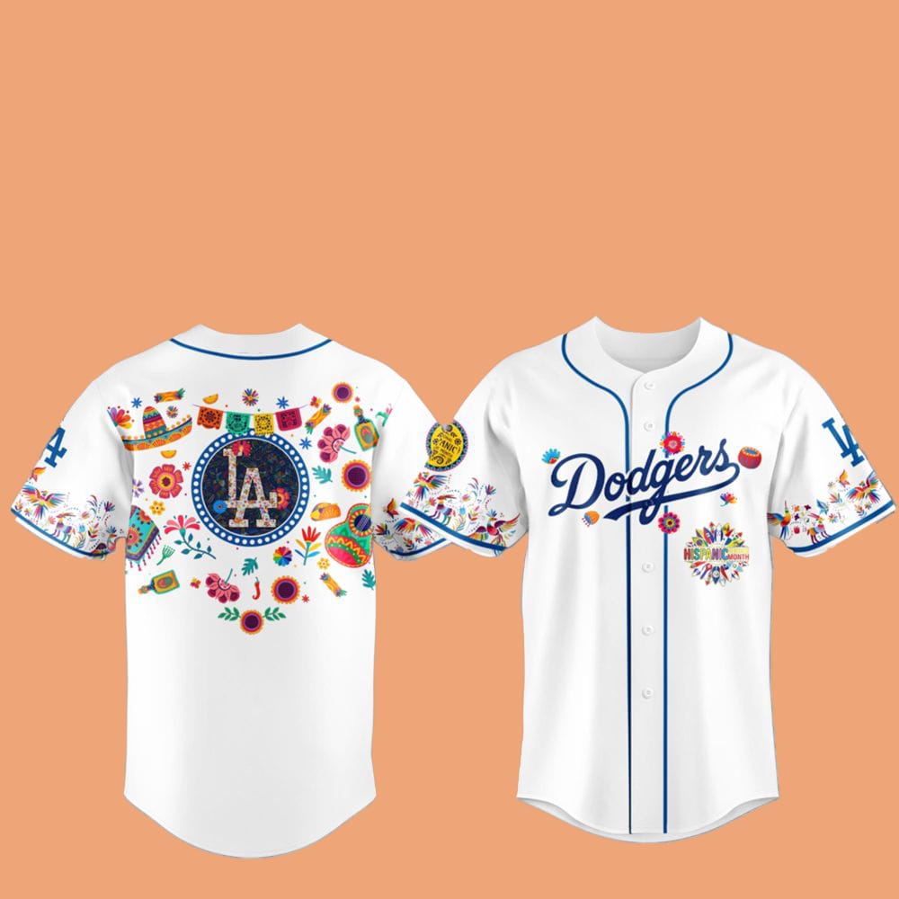 2025 LA Dodgers National Hispanic Heritage Month Jersey And Hat