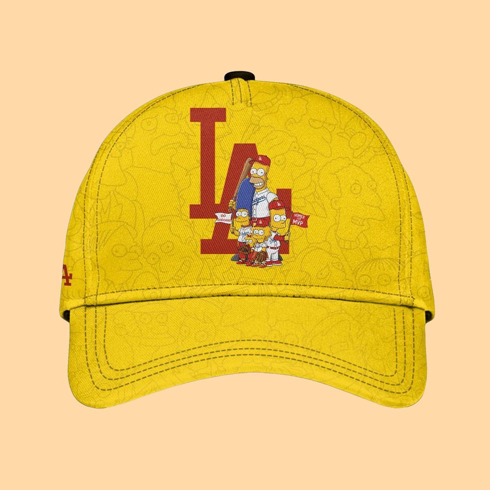 2025 LA Dodgers The Simpsons Jersey Hat