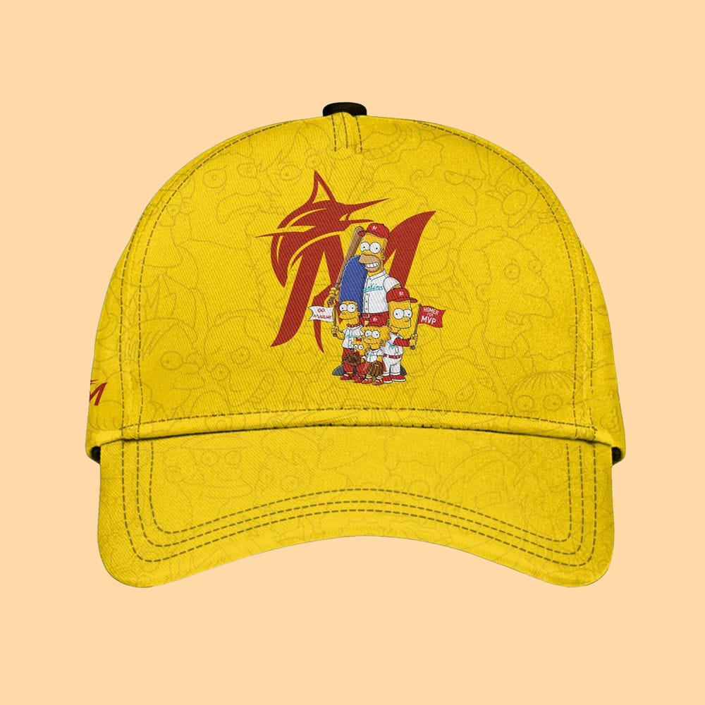 2025 Marlins The Simpsons Jersey Hat