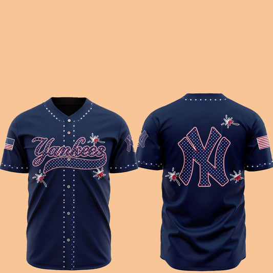 2025 NY Yankees Happy Independence Day Baseball Jersey