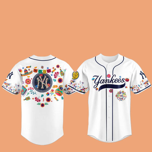 2025 NY Yankees National Hispanic Heritage Month Jersey And Hat