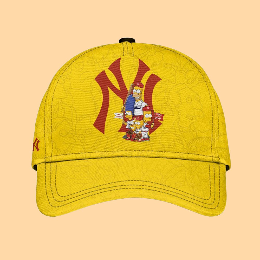 2025 NY Yankees The Simpsons Jersey Hat