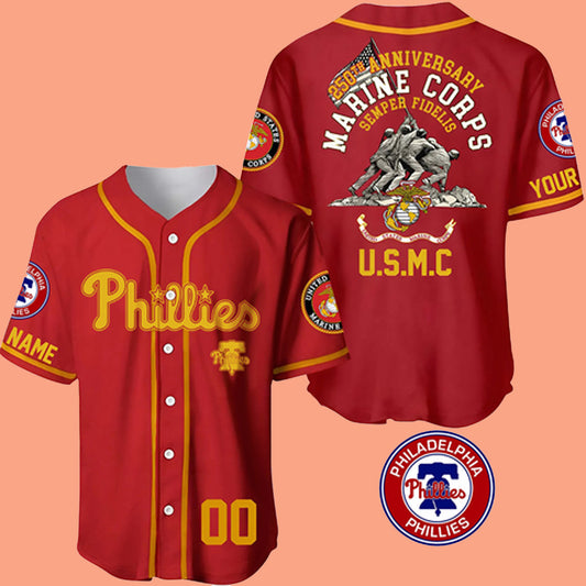 2025 Phillies US 250th Anniversary Marine Corps Semper Fidelis Jersey