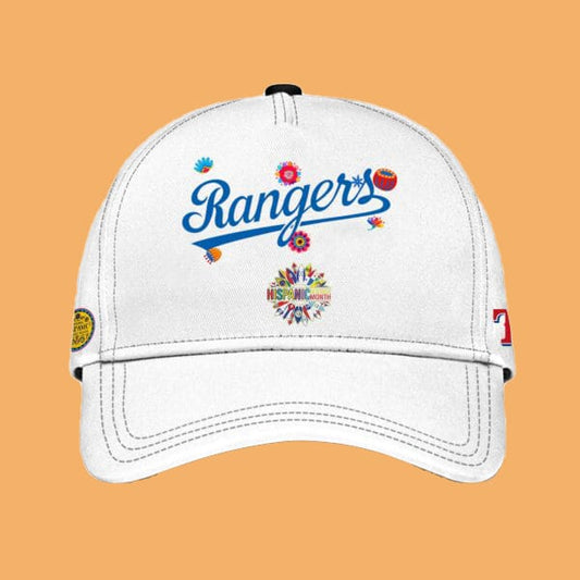 2025 Rangers National Hispanic Heritage Month Hat And Jersey