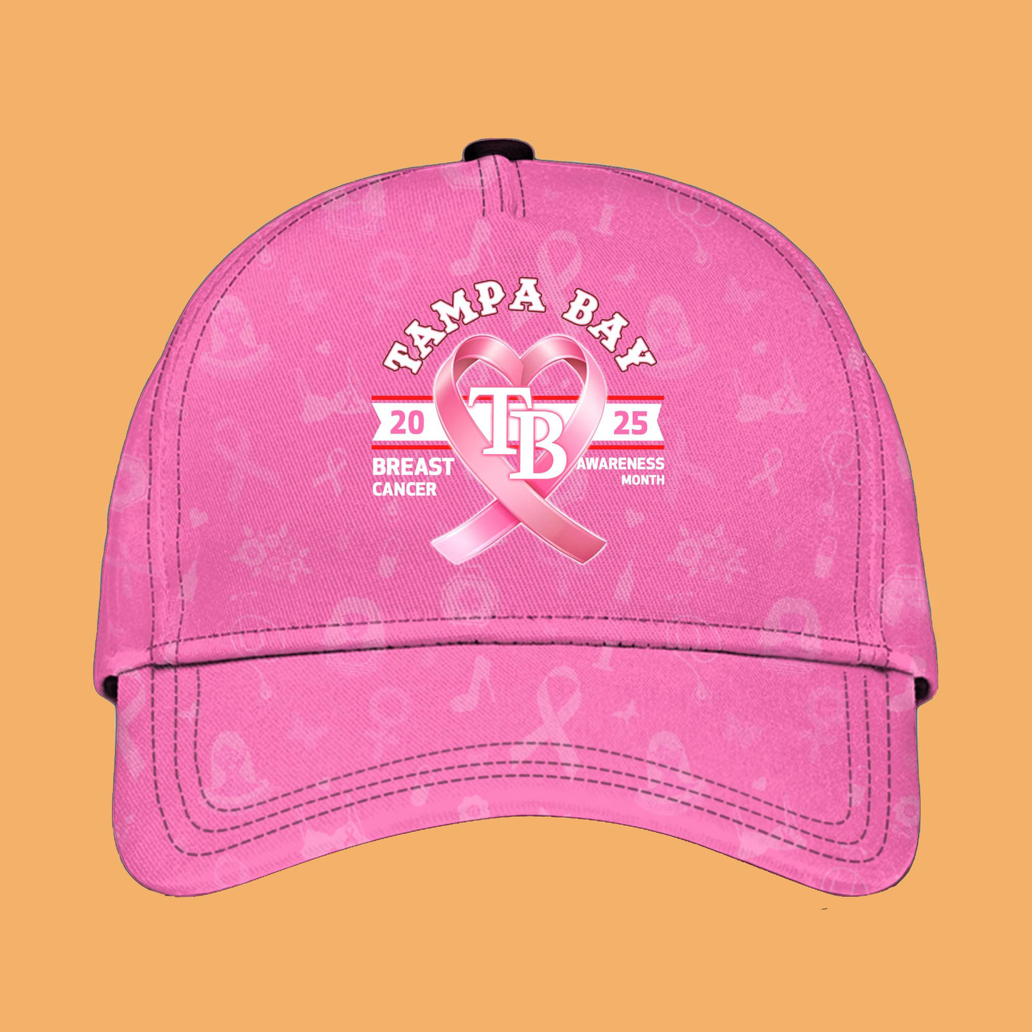 2025 Rays Special Breast Cancer Awareness Month Jersey And Hat