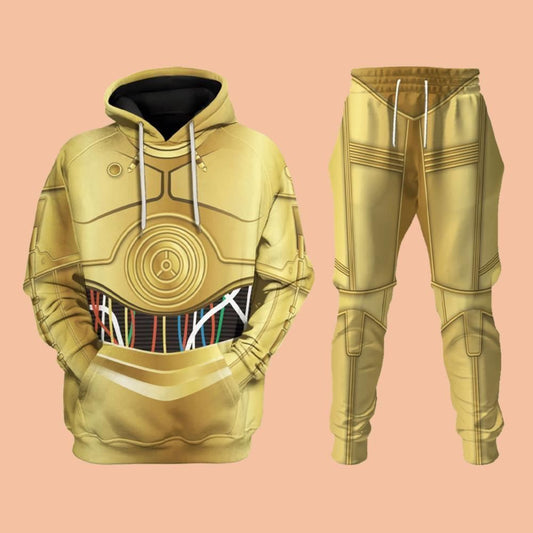 C-3PO Costume Shirt Halloween 2025
