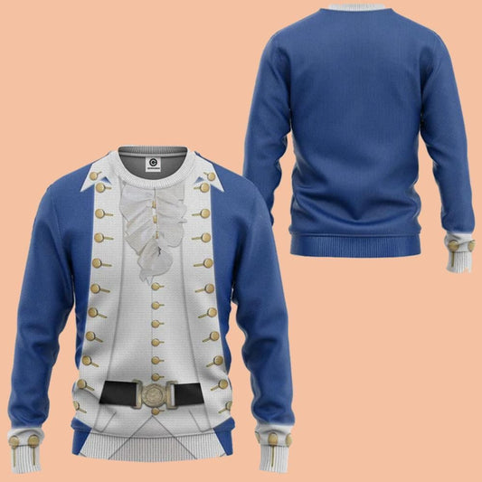 Alexander Hamilton Ugly Sweater Christmas 2025