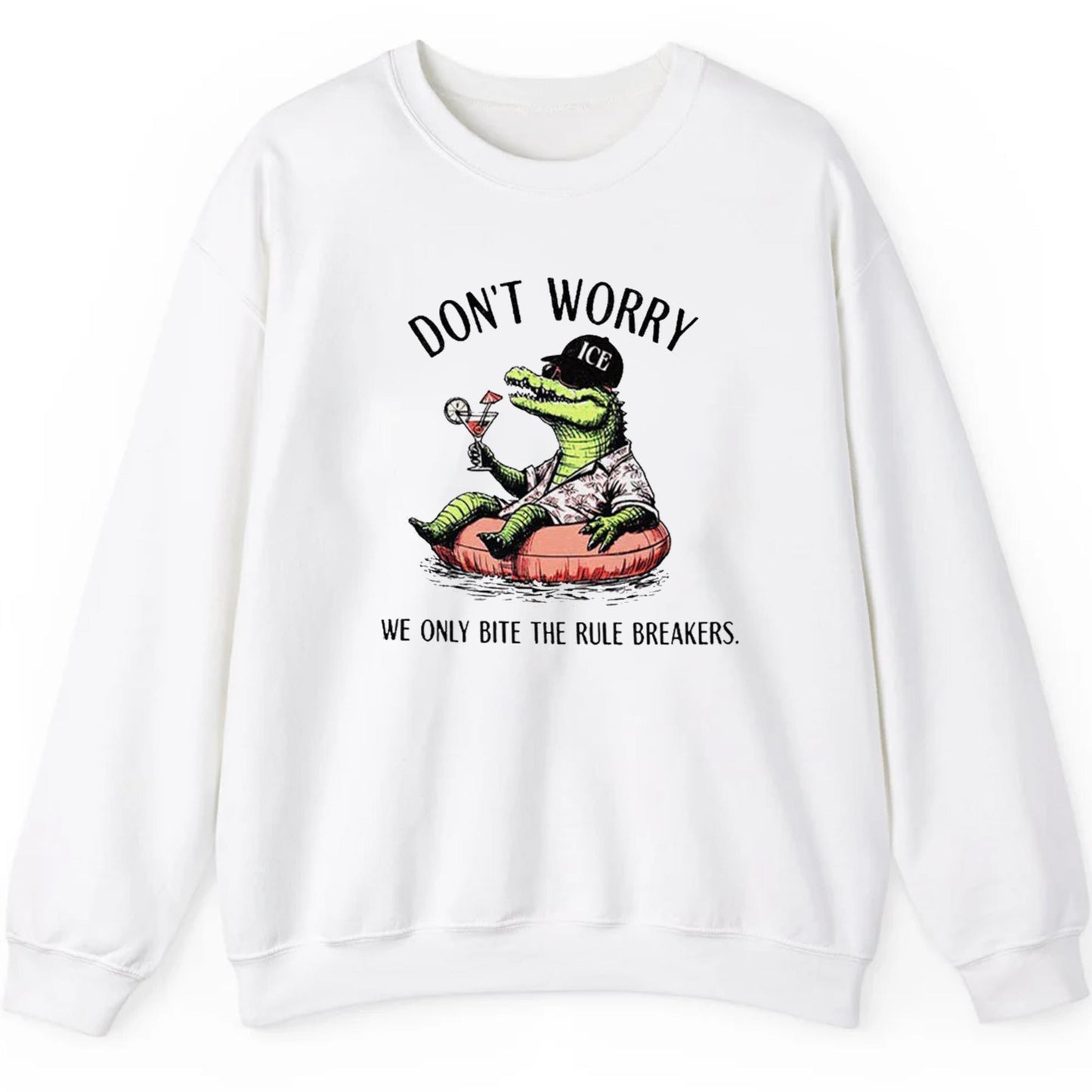 Alligator Alcatraz Don't Worry We Only Bite The Rule Breakers Shirt