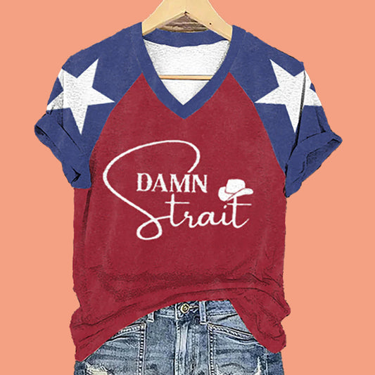 America Damn Strait Country Music Shirt