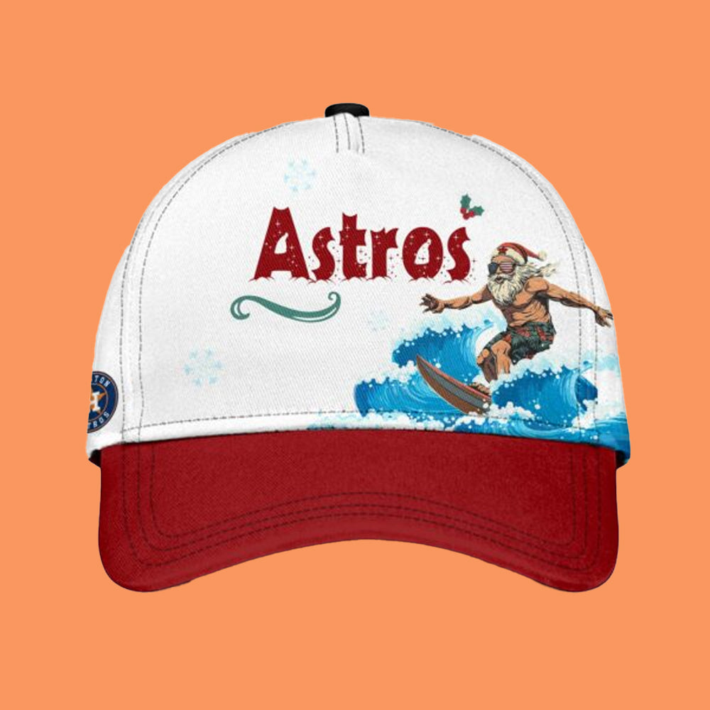 2025 Astros Christmas July Santa Jersey Hat