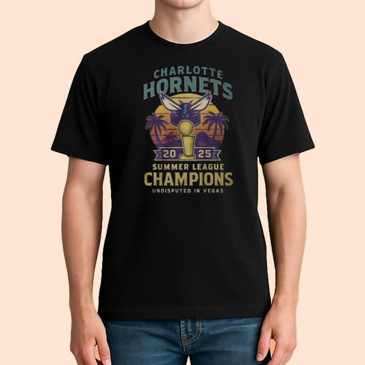 Charlotte Hornets Summer League Champions Undisputed In Vegas 2025 Shirt