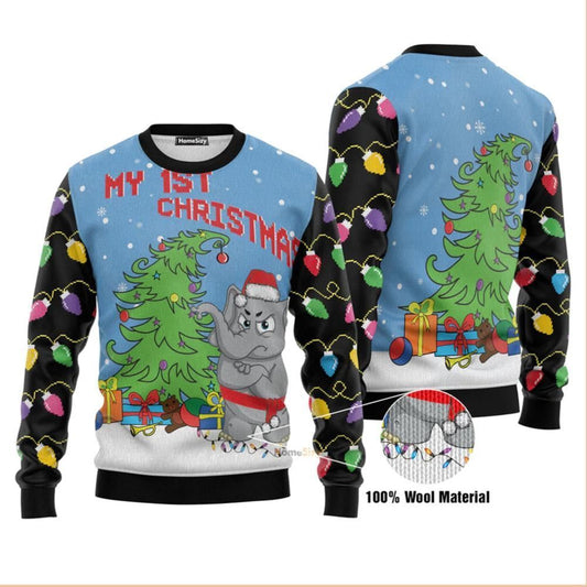 Christmas Of Elephant Ugly Sweater Christmas 2025