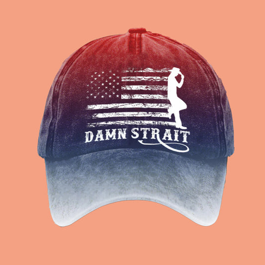 Damn Strait Country Music Fan America Hat