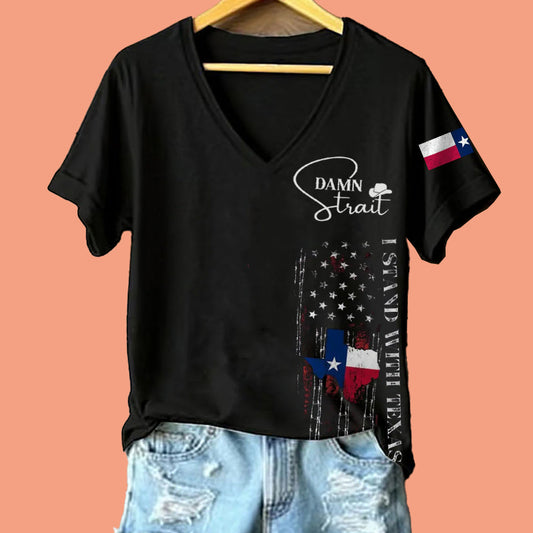 Damn Strait I Stand With Texas Shirt