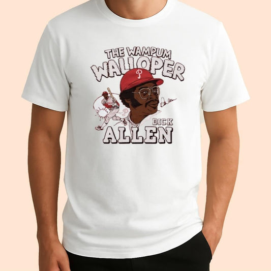 Dick Allen Philadelphia Phillies The Wampum Walloper Signature Shirt