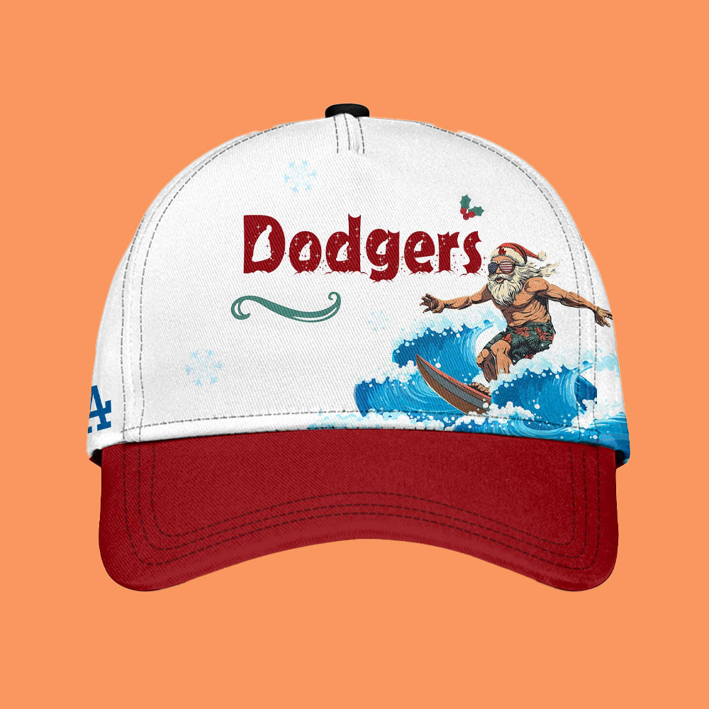 2025 Dodgers Christmas July Santa Jersey Hat