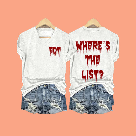 FPT Where's The List Shirt