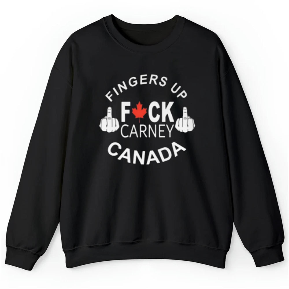 Fingers Up Fuck Carney Canada Shirt