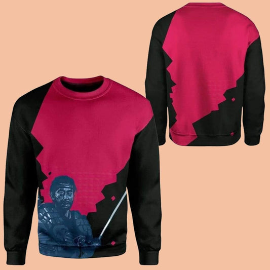 Ghost Of Tsushima Samurai Black Pullover Ugly Sweater 2025