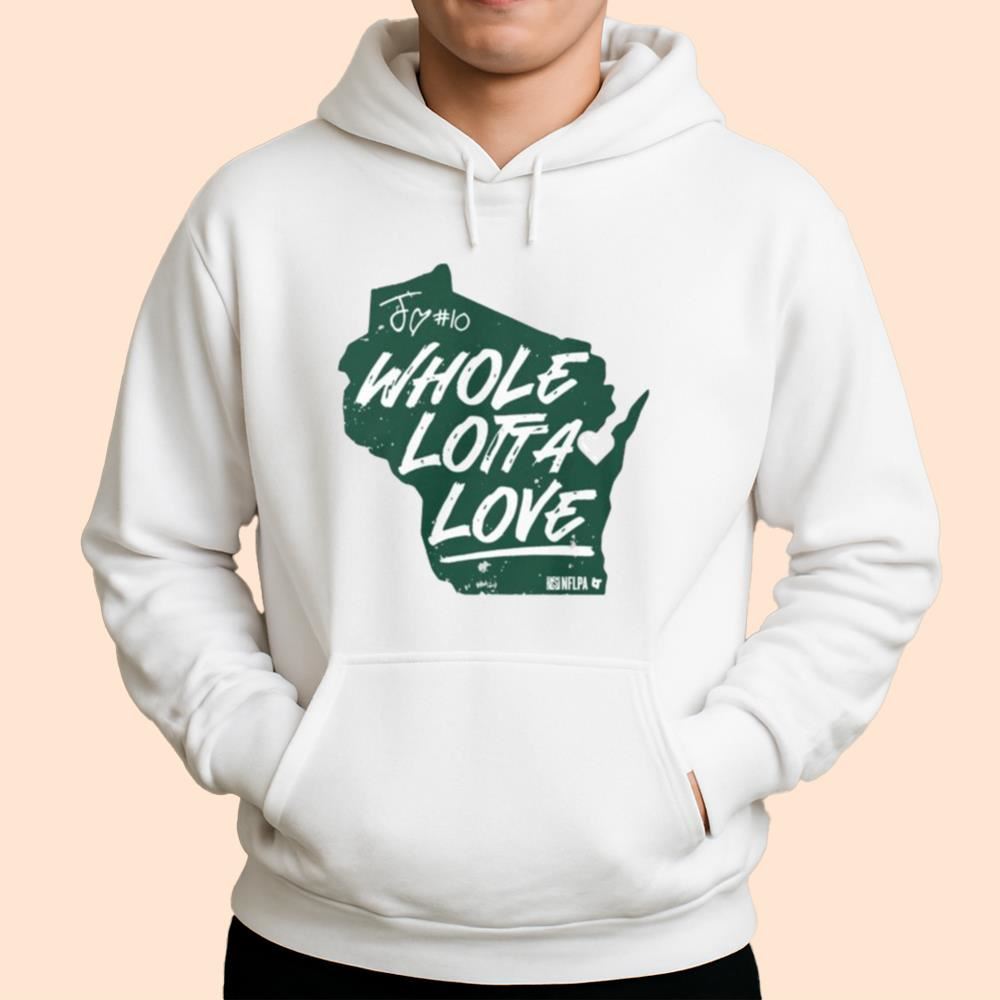 Green Bay Football Jordan Love Whole Lotta Love Shirt
