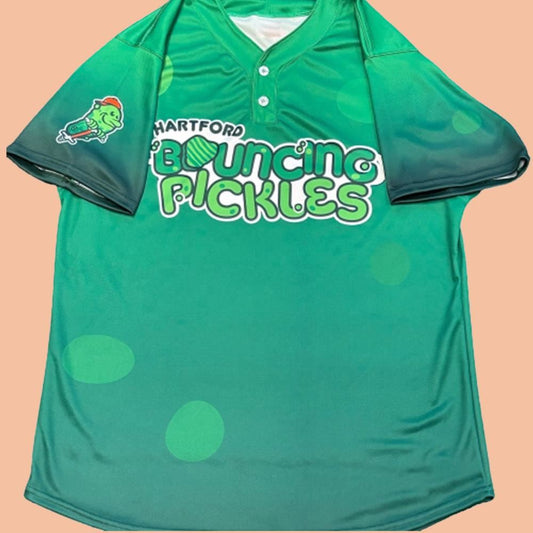 2025 Hartford Yard Goats Bouncing Pickle Jersey Giveaway