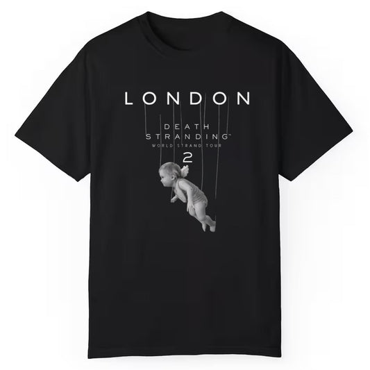 Hideo Kojima London Death Stranding Word Strand Tour Shirt