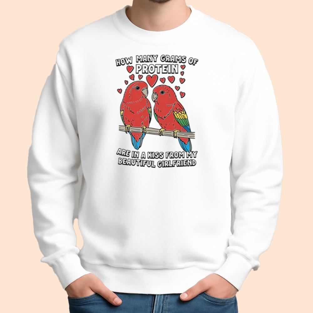 How Many Grams Of Protein Are In A Kiss From My Beautiful Girlfriend Shirt 2025