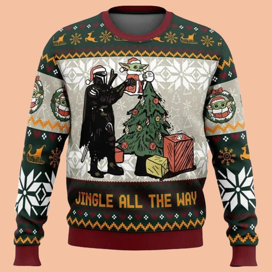 Jingle All The Way Star Wars Ugly Sweater Christmas 2025