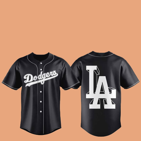 LA Dodgers Black Lights Out Jersey 2025