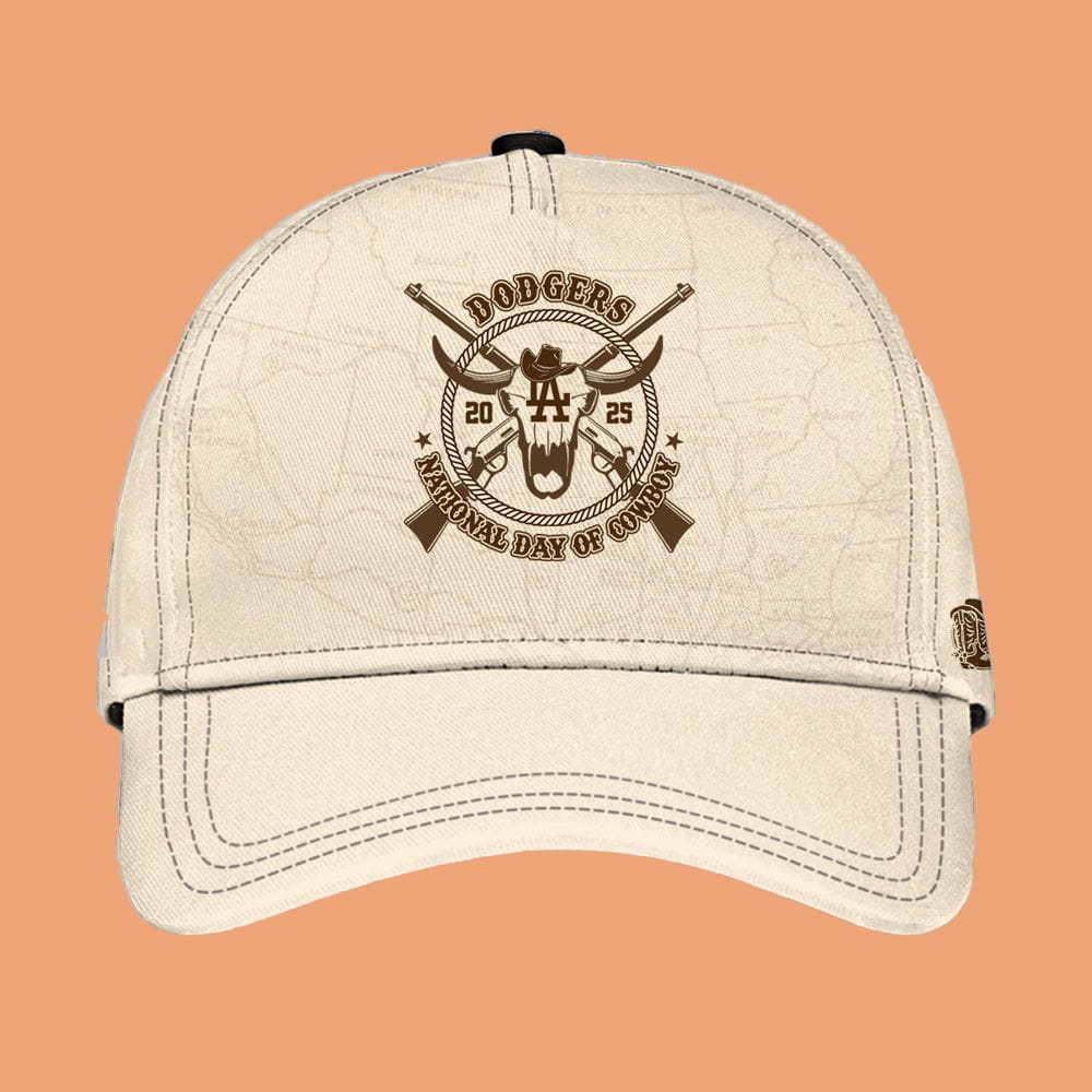 LA Dodgers National Day of Cowboy 2025 Jersey Hat