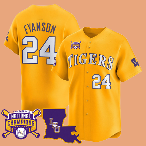 LSU Eyanson Tigers National Champion Jersey 2025