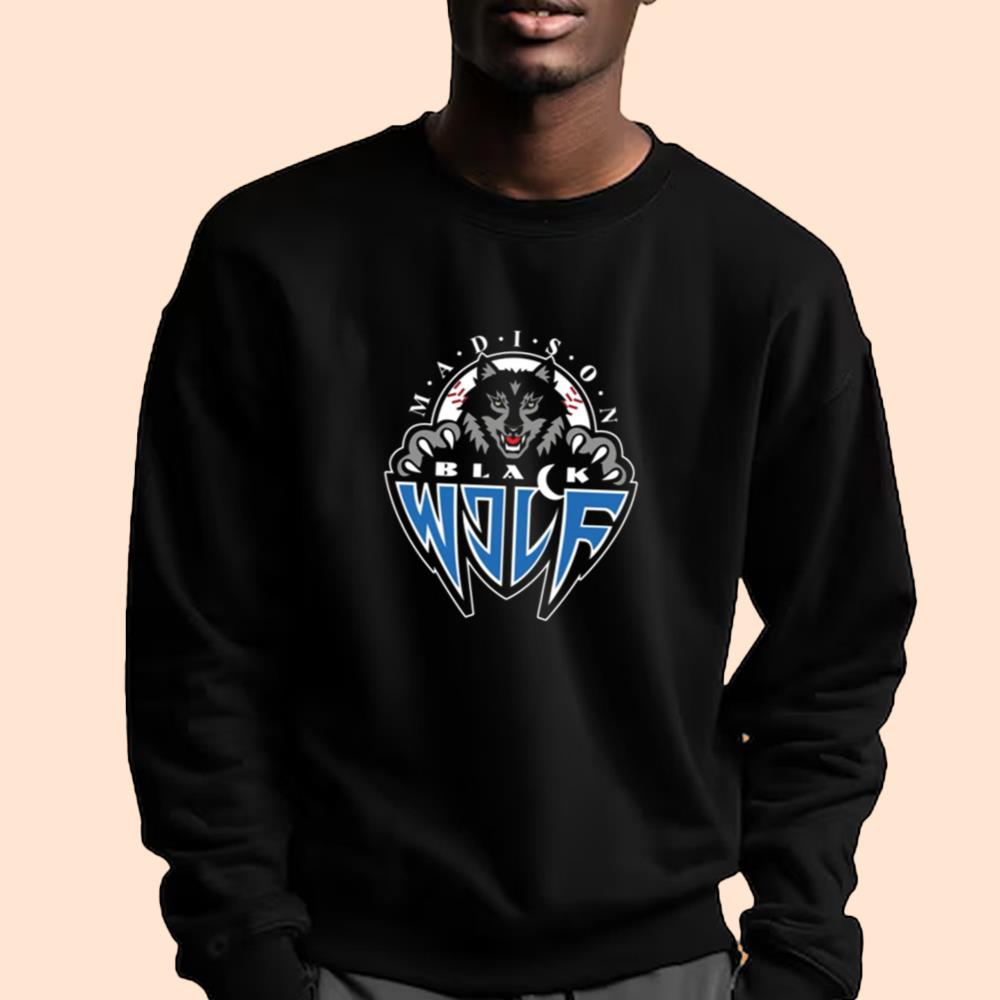 Madison Mallards Black Wolf Shirt