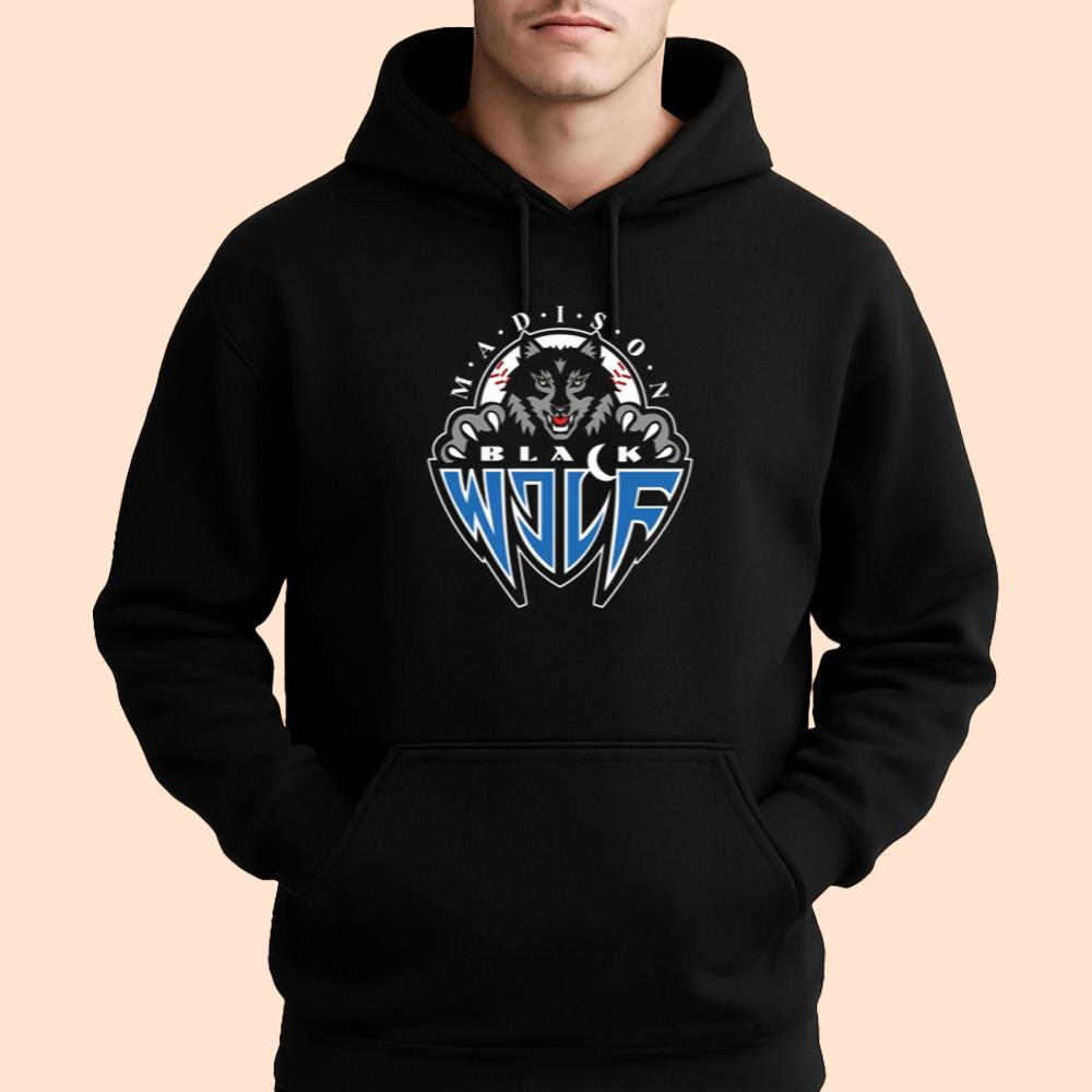 Madison Mallards Black Wolf Shirt