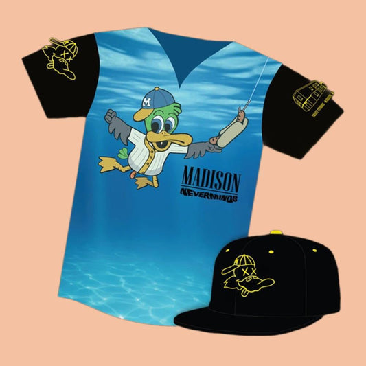 Madison Mallards Never Minos Jersey Hat Giveaway 2025