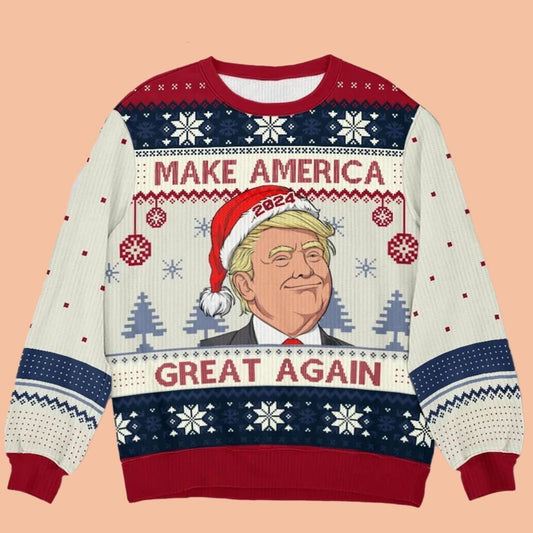 Make America Great Again Trump Ugly Sweatshirt Christmas 2025