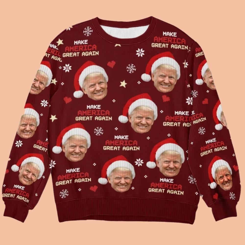 Make America Great Again Ugly Sweatshirt Christmas 2025
