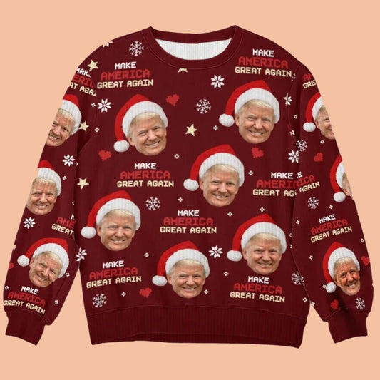 Make America Great Again Ugly Sweatshirt Christmas 2025