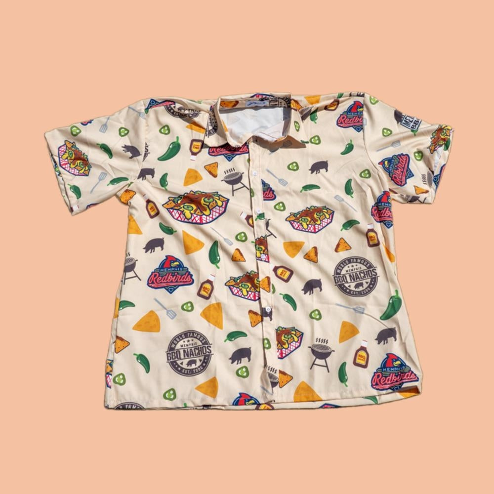 Memphis Redbirds BBQ Nachos Grilling Shirt 2025 Giveaway