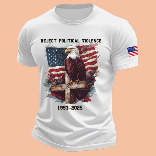 Men's Reject Political Violence 1993-2025 Shirt