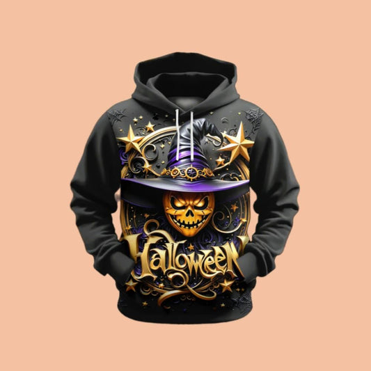 Men's Party Halloween Print Hoodie 2025 Halloween