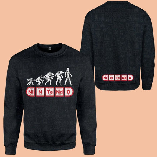 Nintendo and Chemistry Pullover Ugly Sweater 2025