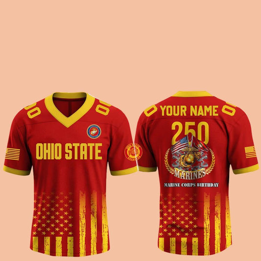 Ohio State Buckeyes 250 USMC Jersey 2025