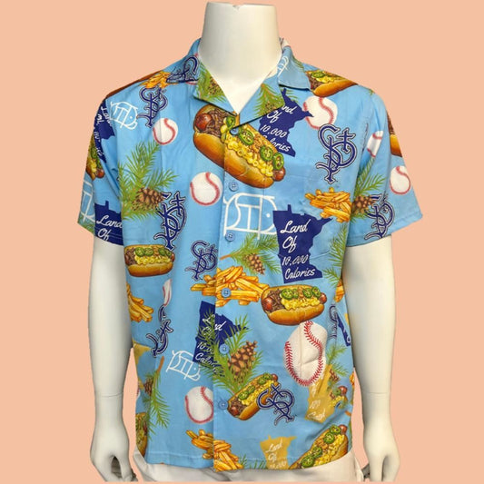 Paul Saints Land Of 10000 Calories Hawaiian Shirt Giveaway 2025