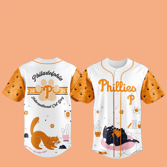 Philadelphia Phillies x International Cat Day Jersey 2025