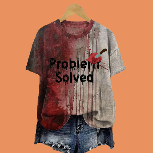 Problem Solved Hallween Shirt 2025