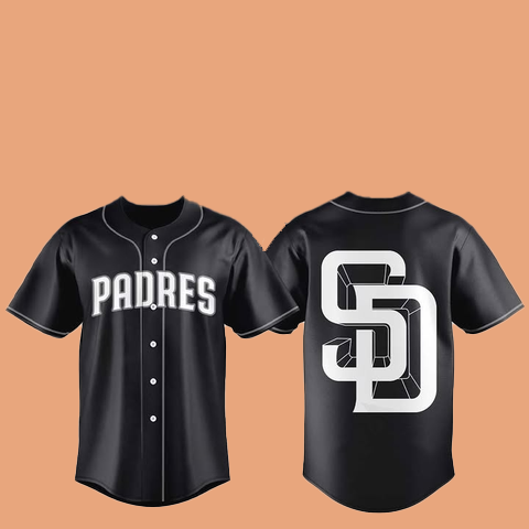 SD Padres Black Lights Out Jersey 2025