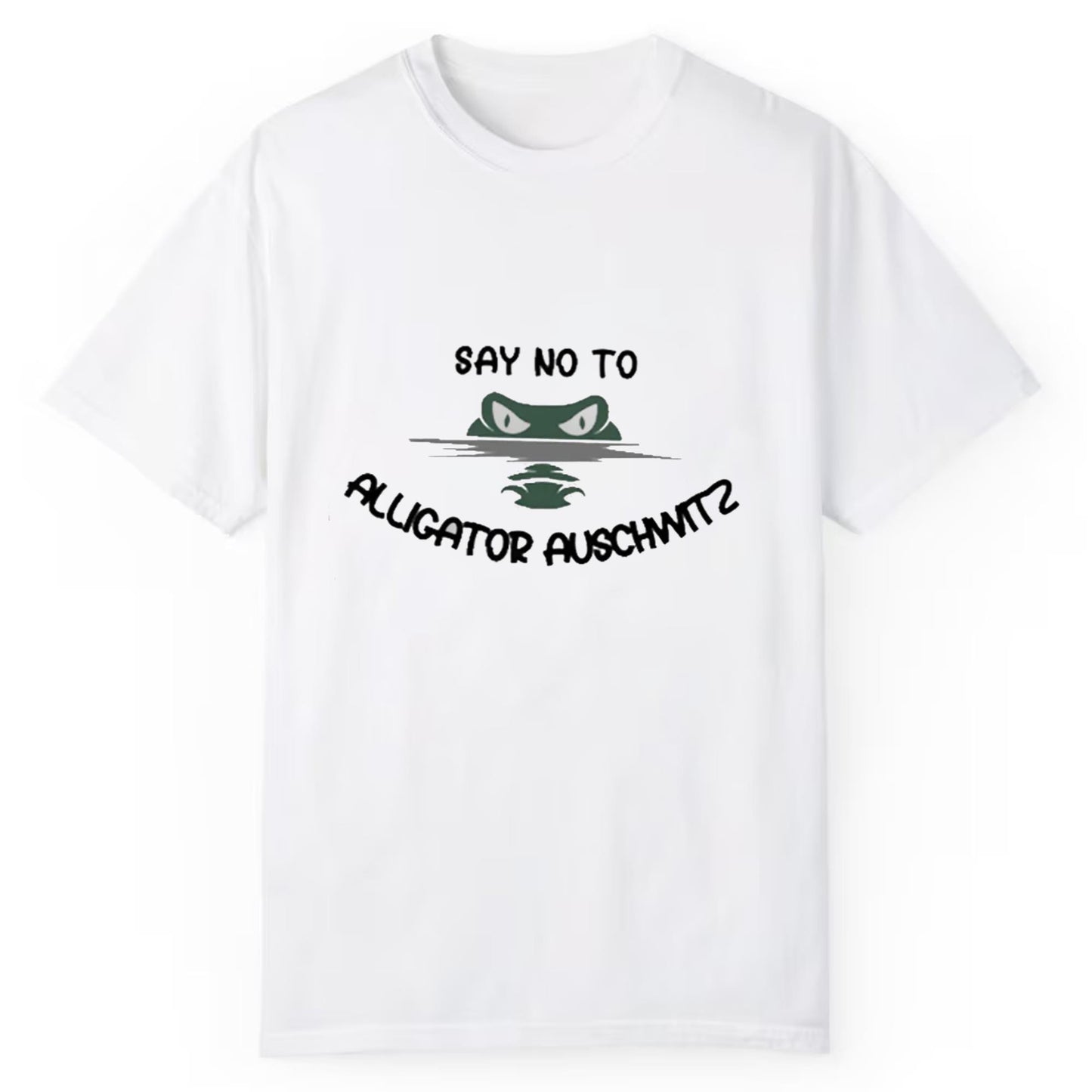 Say No To Alligator Alcatraz Auschwits Shirt